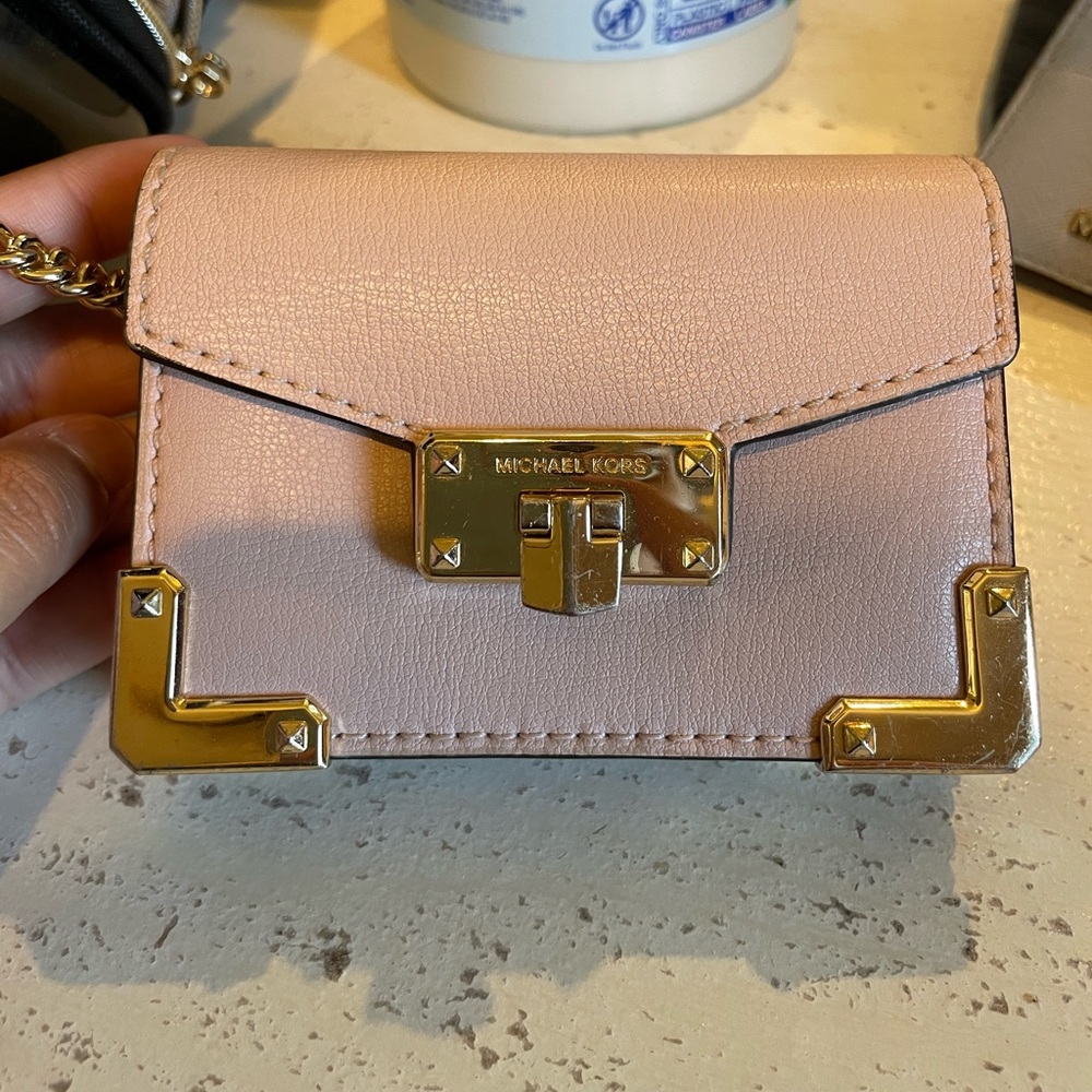 Michael Kors key chain wallet - accordion style